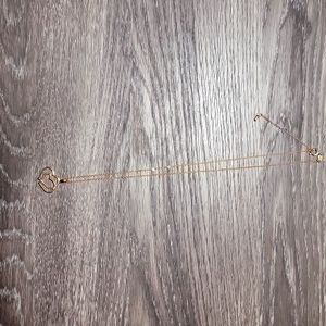 Fossil Double Heart Necklace